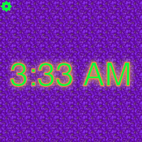 A webpage that is just a big clock.